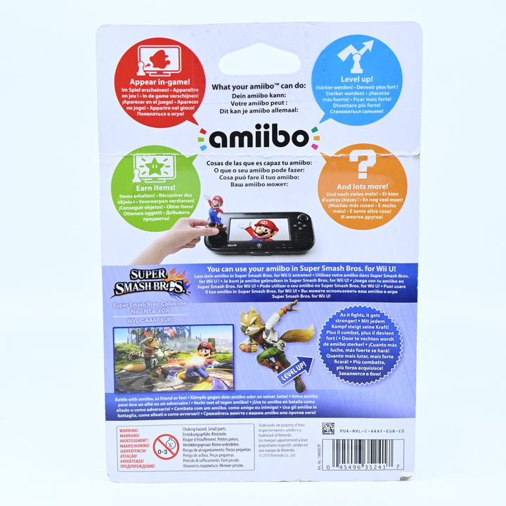 SEALED! Fox Amiibo No. 6 - Super Smash Bros. - Toy - FREE POST!