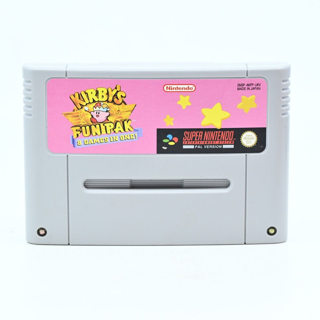 Kirby's Fun Pak 8 Games in One - Super Nintendo / SNES Boxed Game - PAL