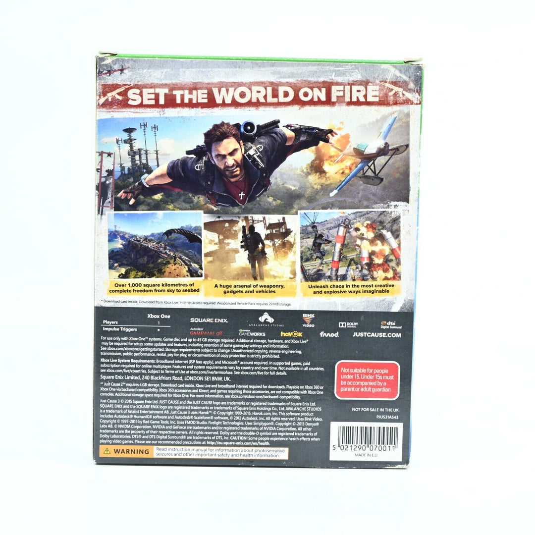 Just Cause 3 Collectors Edition - Xbox One Game - PAL - FREE POST!