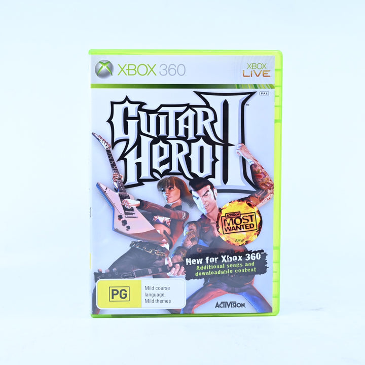 Guitar Hero II - Xbox 360 Game + Manual - PAL - MINT DISC!