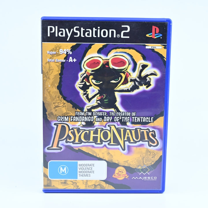 Psychonauts - Sony Playstation 2 / PS2 Game + Manual - PAL - MINT DISC!