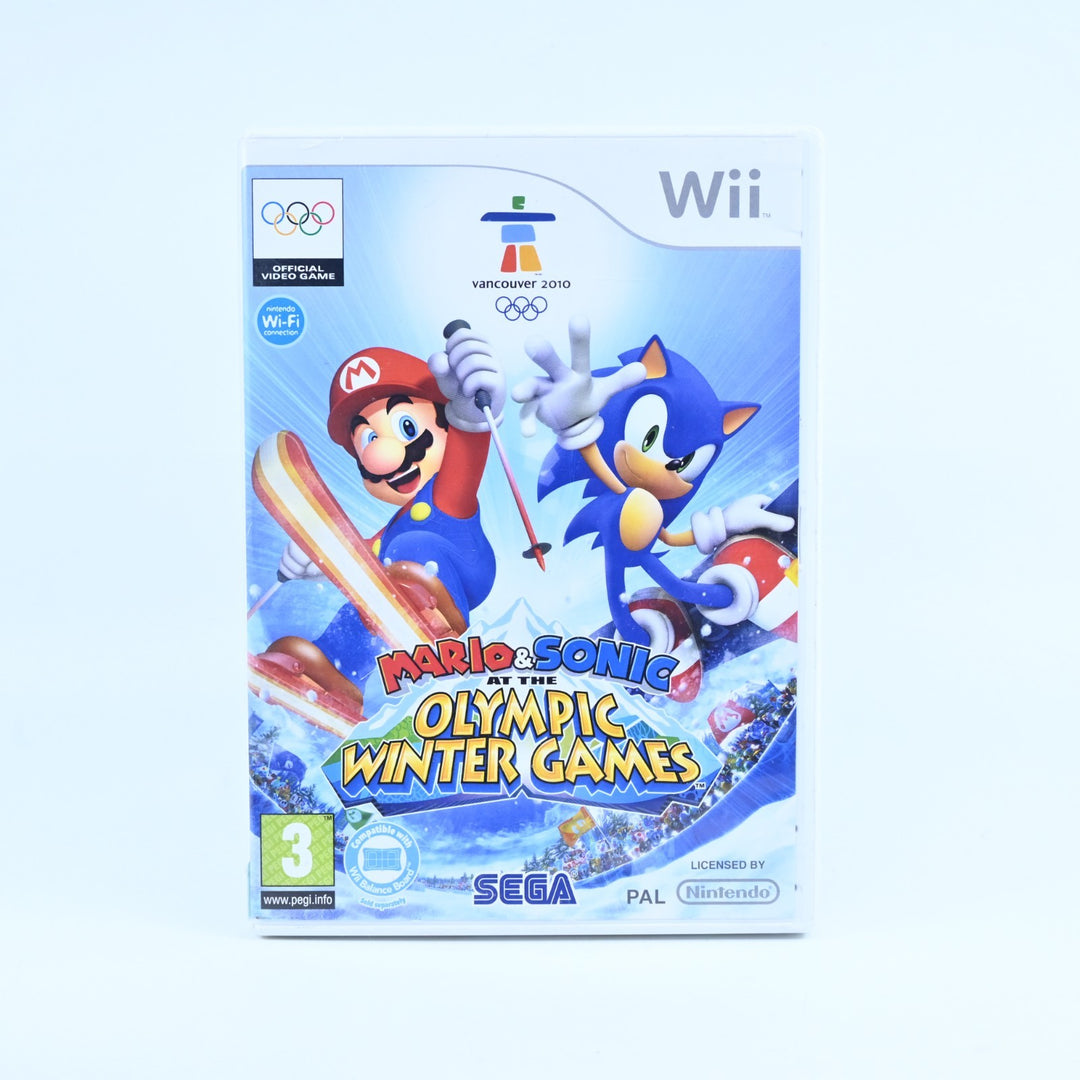 Mario & Sonic at the Olympic Winter Games - Nintendo Wii Game - MINT DISC!