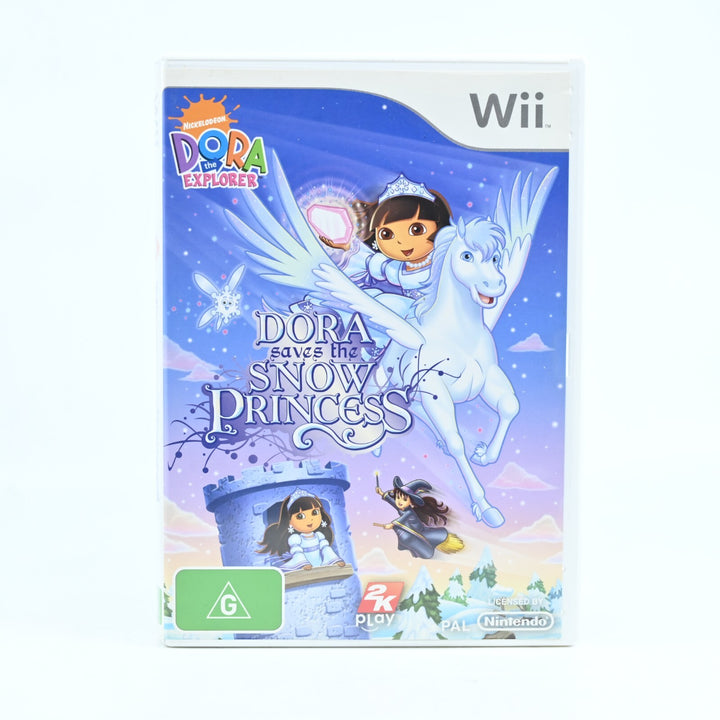 Dora Saves the Snow Princess - Nintendo Wii Game + Manual - PAL - MINT DISC!