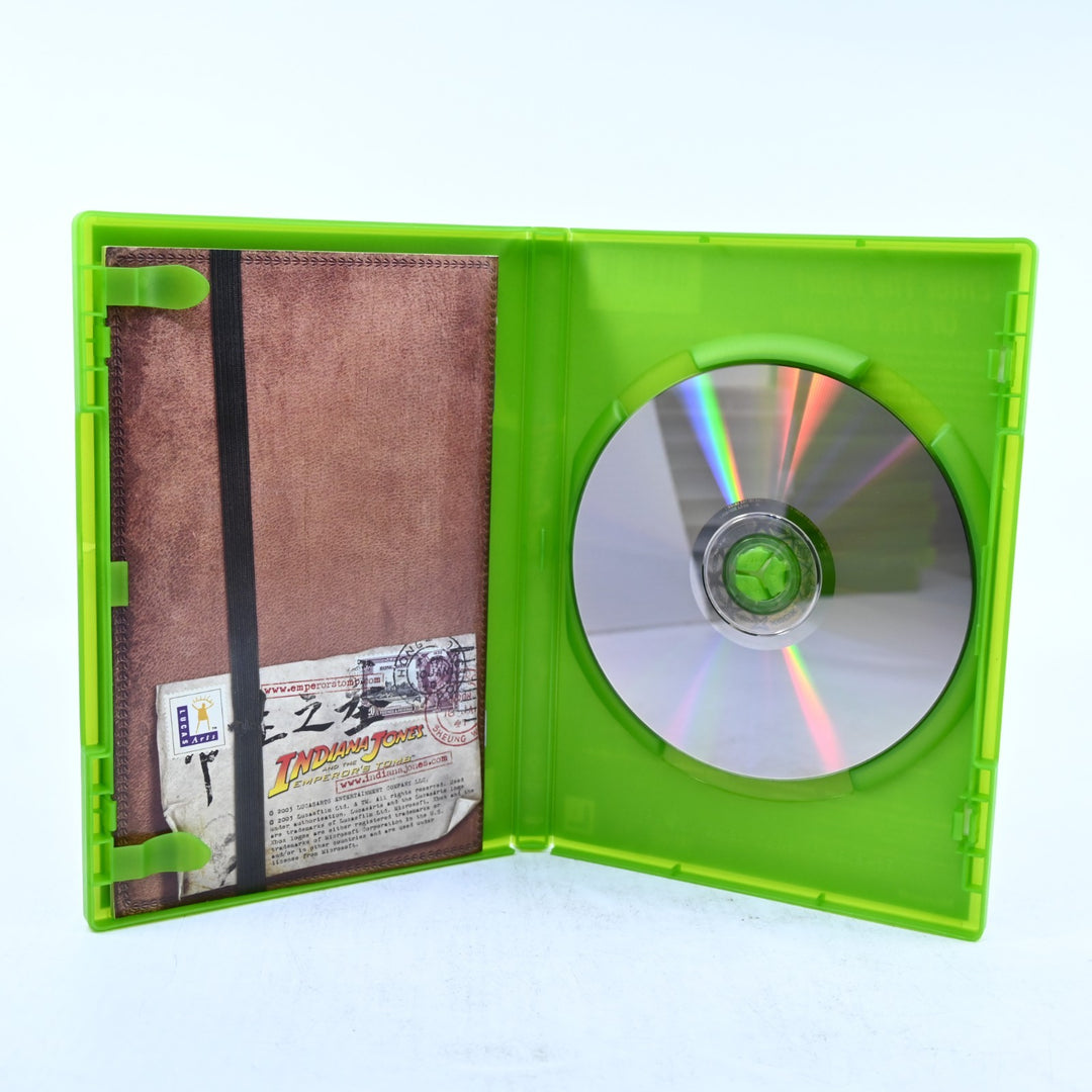 Indiana Jones and the Emperor's Tomb - Original Xbox Game + Manual - PAL