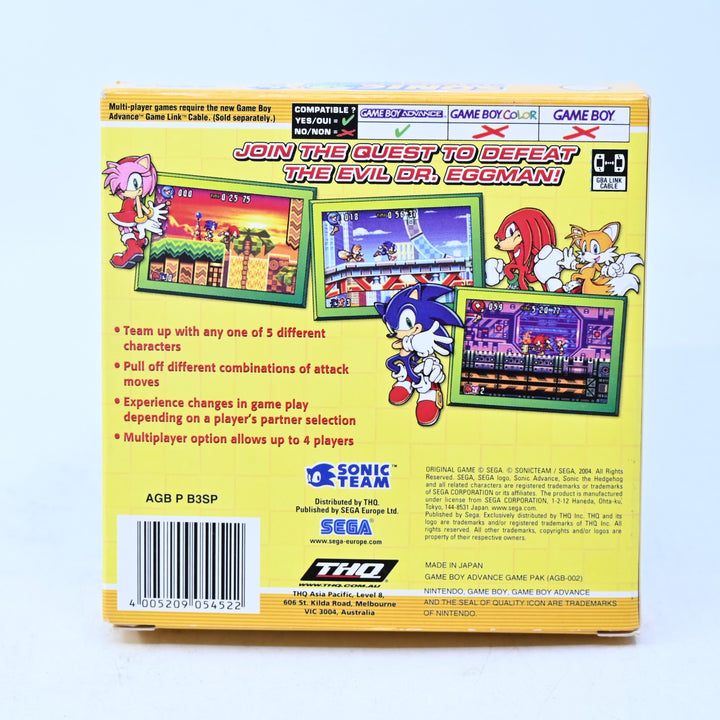 Sonic Advance 3 - Nintendo Gameboy Advance / GBA Boxed Game - PAL - FREE POST!