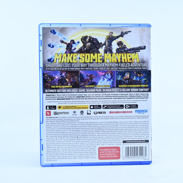 Borderlands 3 Ultimate Edition - Sony Playstation 5 / PS5 Game - CODE UNUSED!