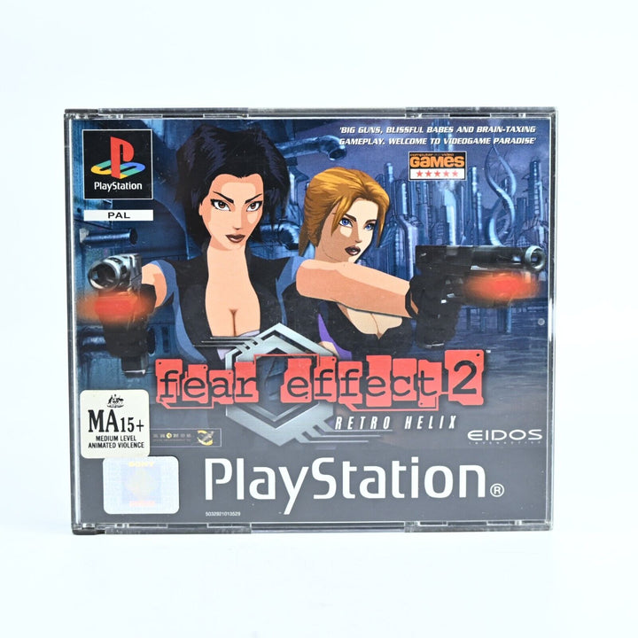 Fear Effect 2: Retro Helix - Sony Playstation 1 / PS1 Game + Manual - MINT DISCS