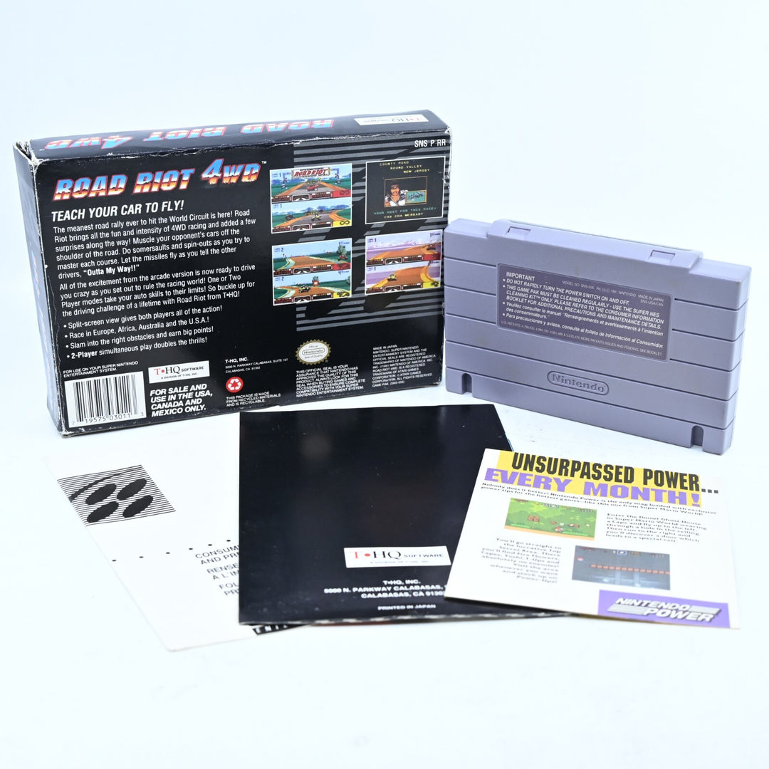 Road Riot 4WD - Super Nintendo Entertainment System / SNES Boxed Game - NTSC