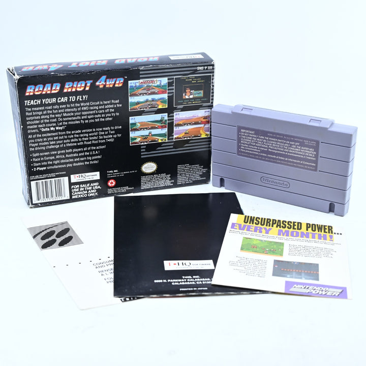 Road Riot 4WD - Super Nintendo Entertainment System / SNES Boxed Game - NTSC
