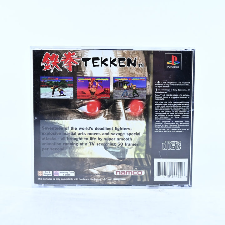Tekken - Sony Playstation 1 / PS1 Game + Manual - PAL - MINT DISC!