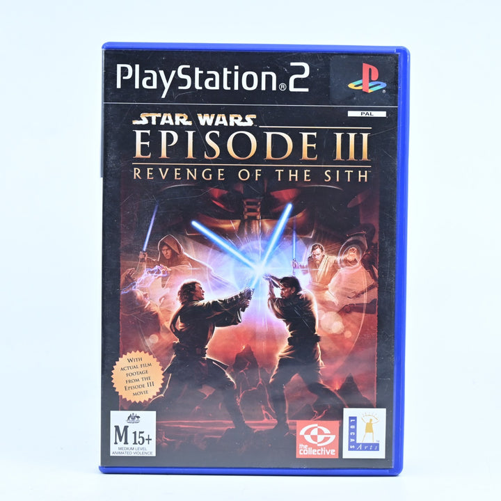Star Wars: Episode III Revenge of the Sith - PS2 Game + Manual - PAL