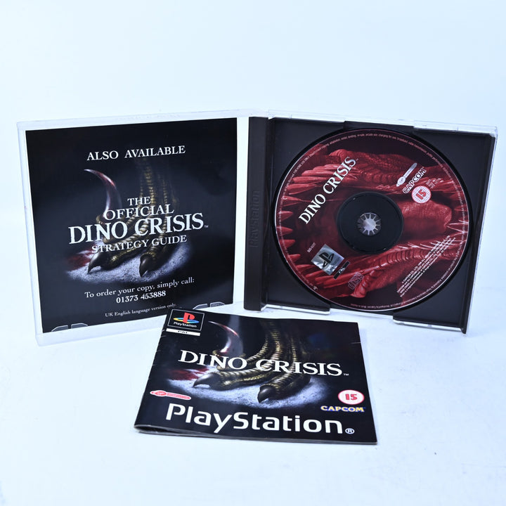 Dino Crisis - Sony Playstation 1 / PS1 Game + Manual - PAL - MINT DISC!
