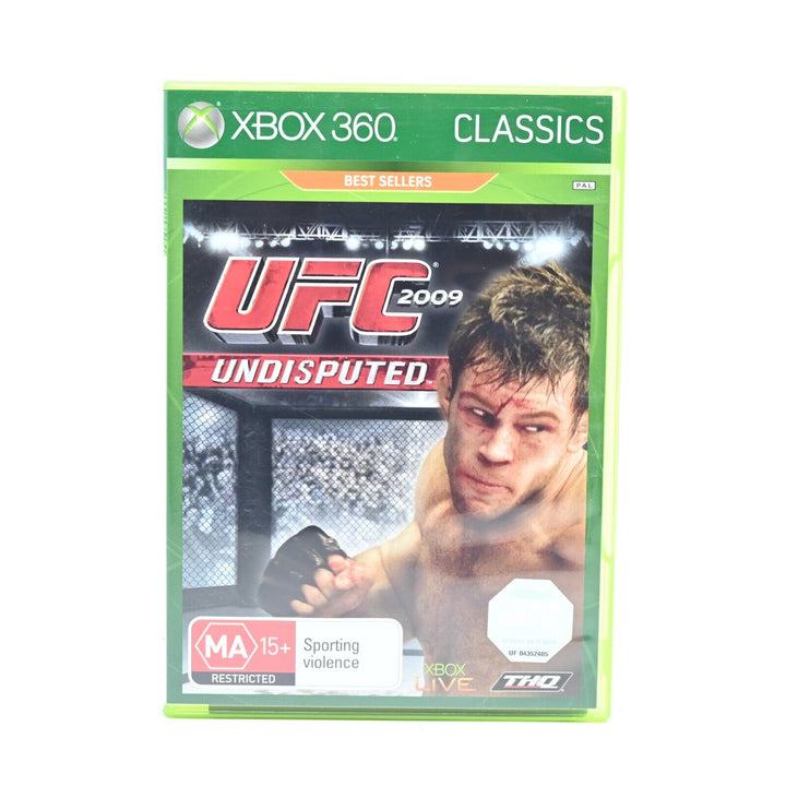 UFC 2009 Undisputed - Xbox 360 Game + Manual - PAL - FREE POST!