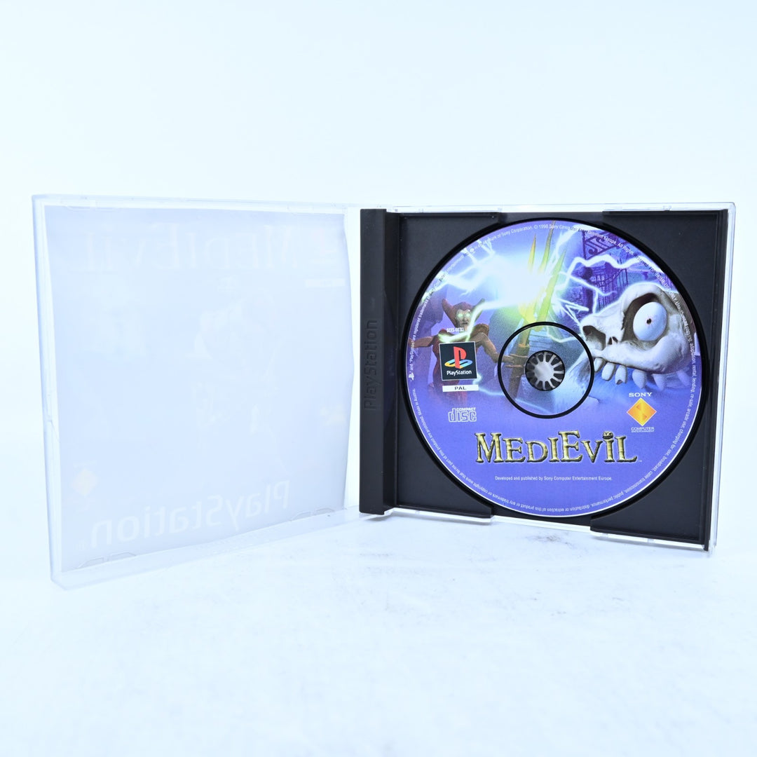MediEvil - Sony Playstation 1 / PS1 Game - No Manual - PAL - MINT DISC!