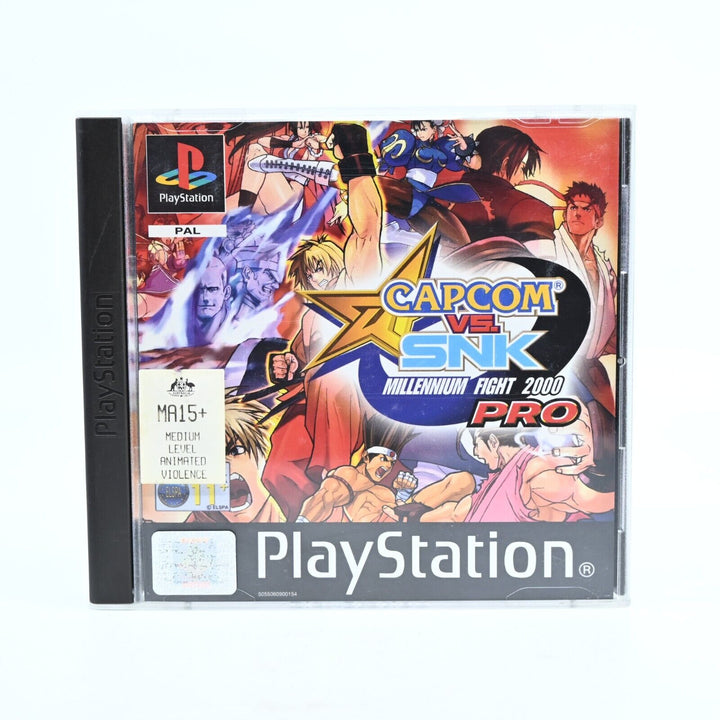 Capcom vs. SNK Pro - Sony Playstation 1 / PS1 Game + Manual - PAL