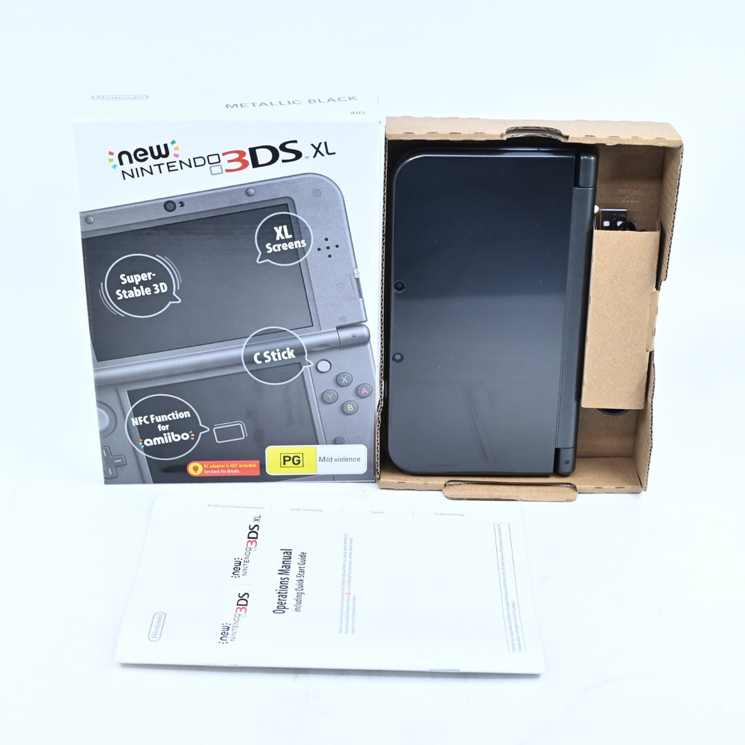 Metallic Black - 'New' Nintendo 3DS XL Boxed Console