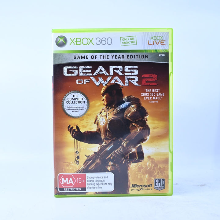 Gears of War 2 - Game of the Year Edition - Xbox 360 Game + Manual - PAL