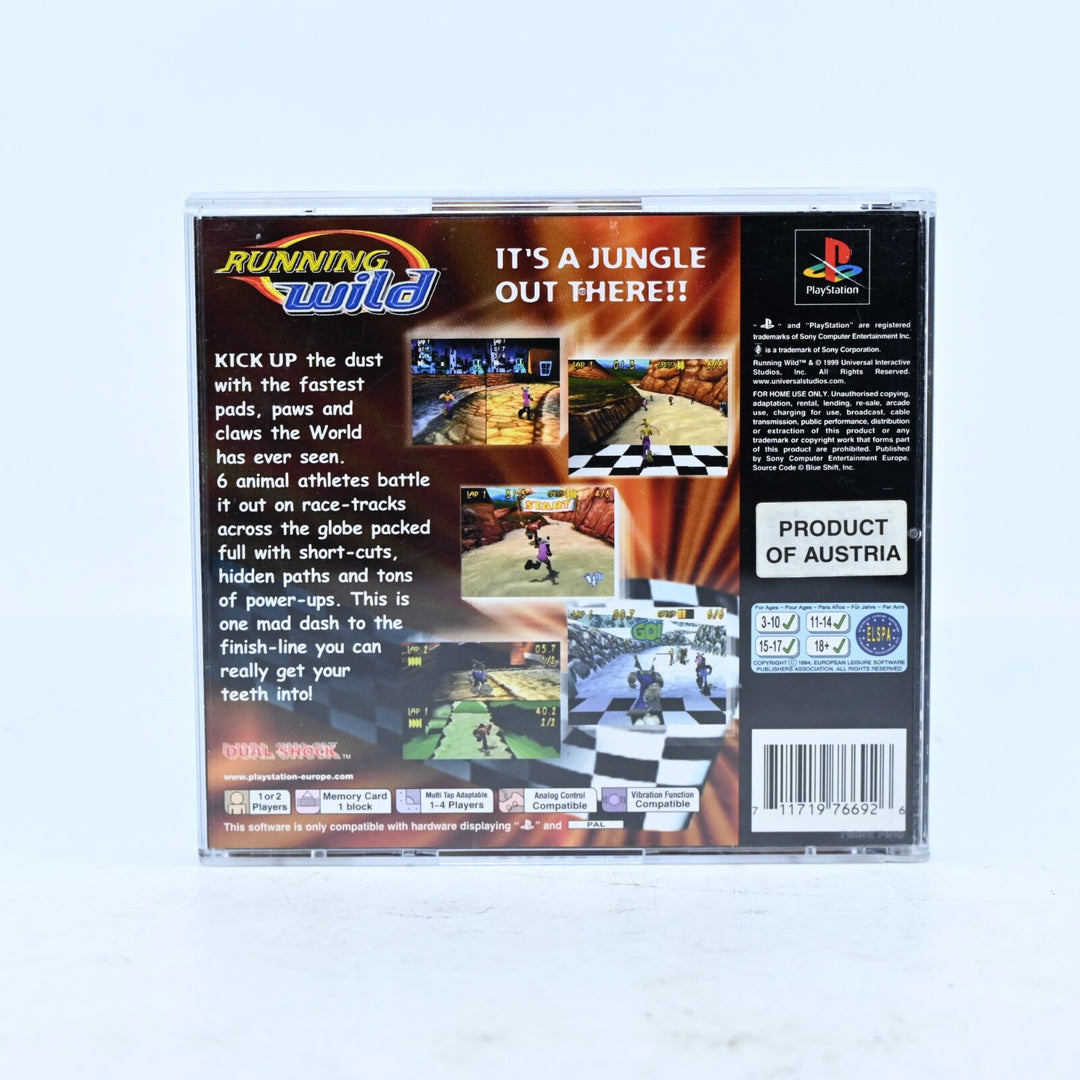 Running Wild - Sony Playstation 1 / PS1 Game + Manual - PAL - MINT DISC!