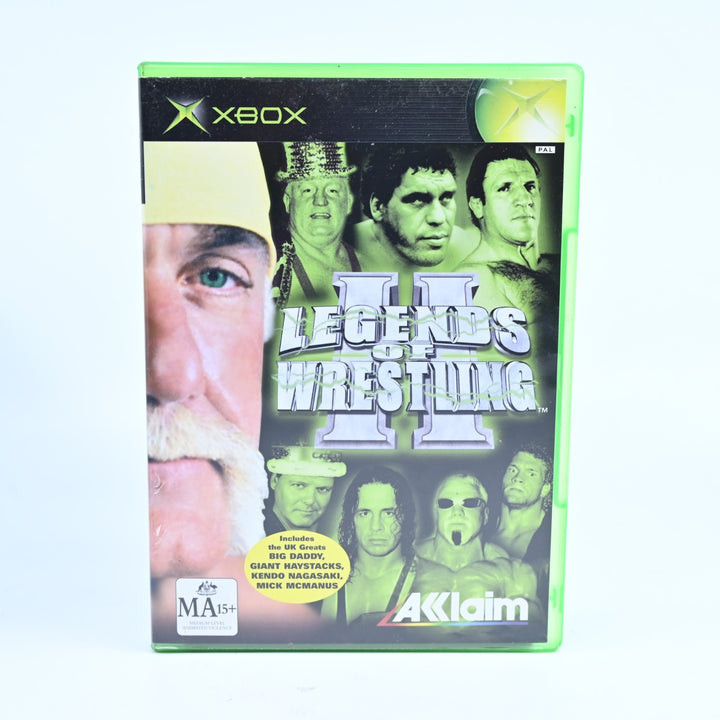Legends of Wrestling II - Original Xbox Game + Manual - PAL - MINT DISC!