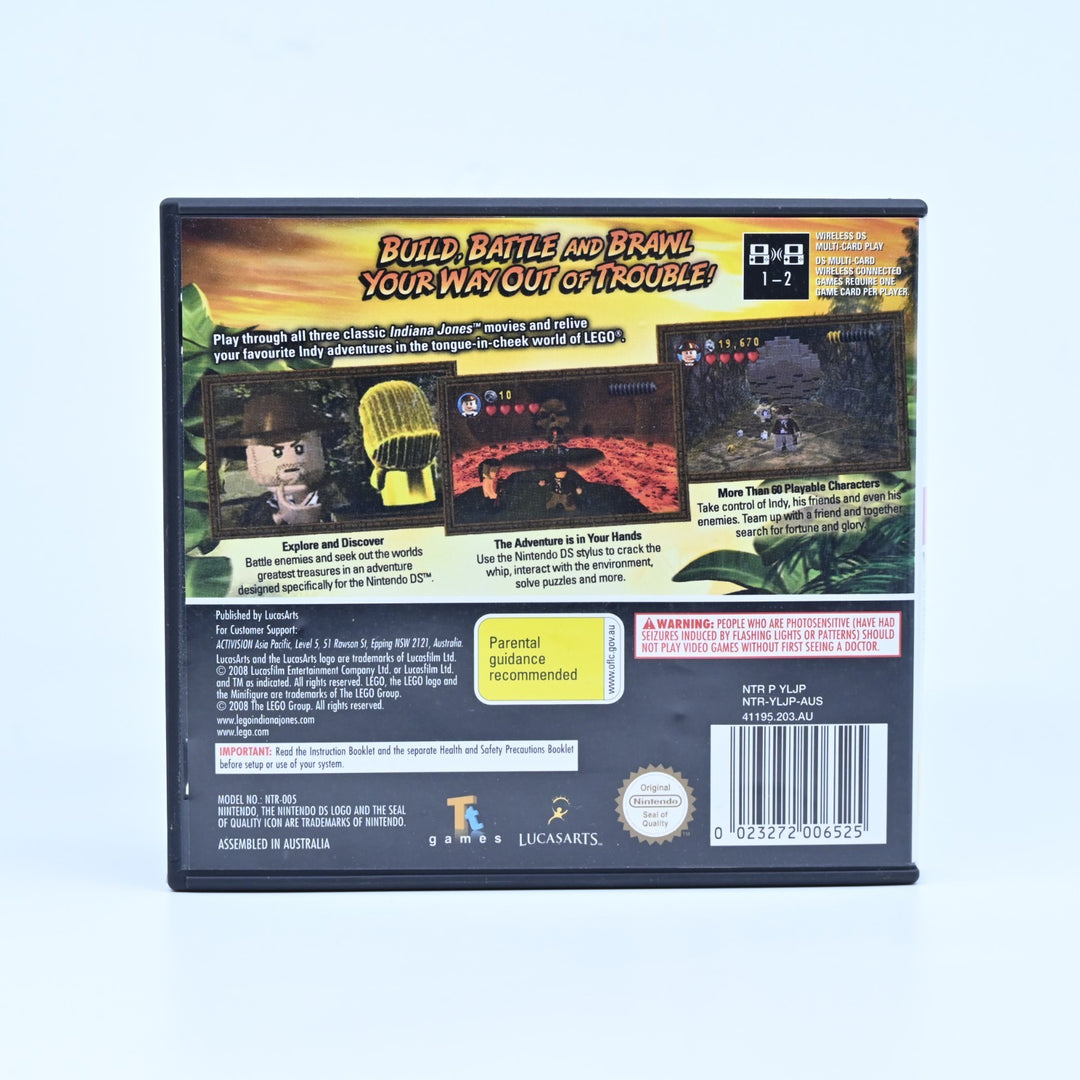 LEGO Indiana Jones: The Original Adventures - Nintendo DS Game - PAL + Manual