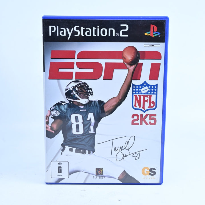 ESPN NFL 2K5 - Sony Playstation 2 / PS2 Game + Manual - PAL - MINT DISC!