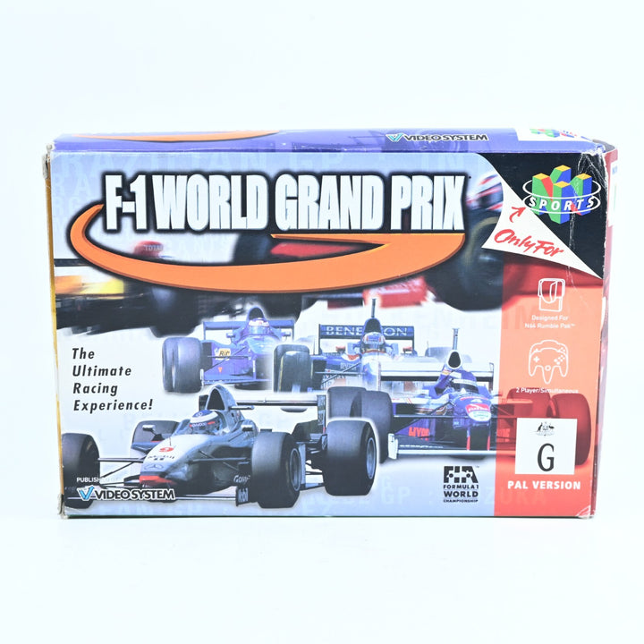 F-1 World Grand Prix - N64 / Nintendo 64 Boxed Game - PAL - FREE POST!
