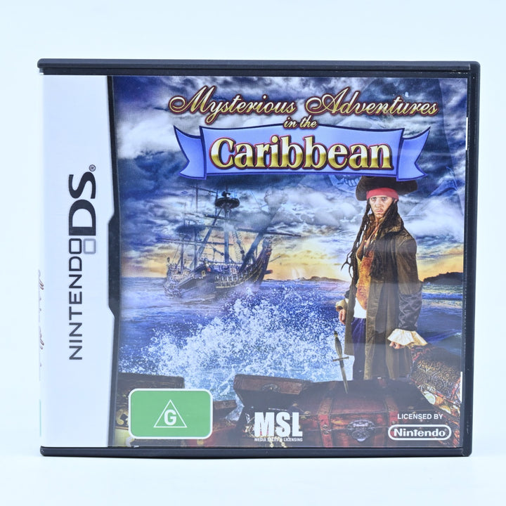 Mysterious Adventures In The Caribbean - Nintendo DS Game - PAL + Manual