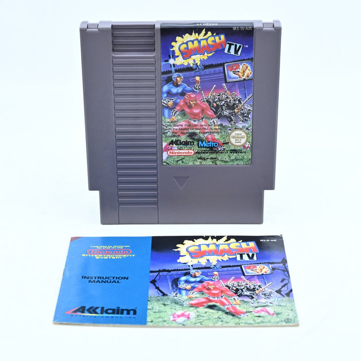 Smash T.V. + Manual - Nintendo Entertainment System / NES Game - PAL