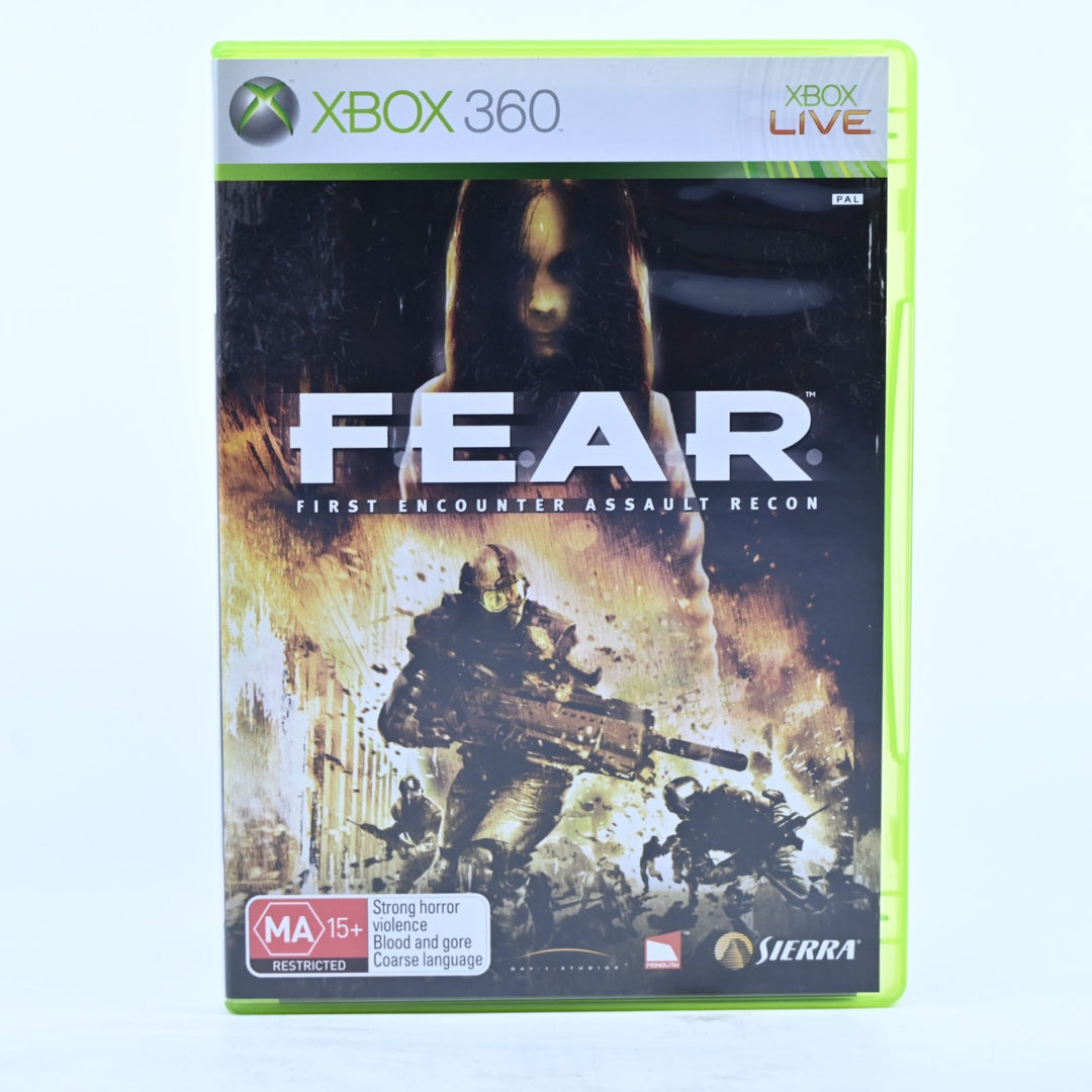 F.E.A.R. - Xbox 360 Game + Manual - PAL - MINT DISC! - FEAR