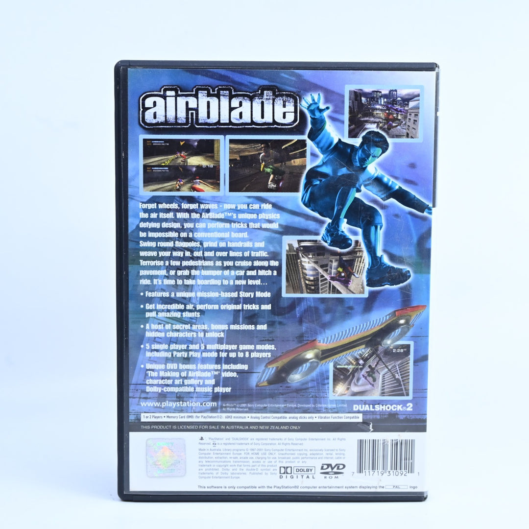 AirBlade - Sony Playstation 2 / PS2 Game - No Manual - PAL