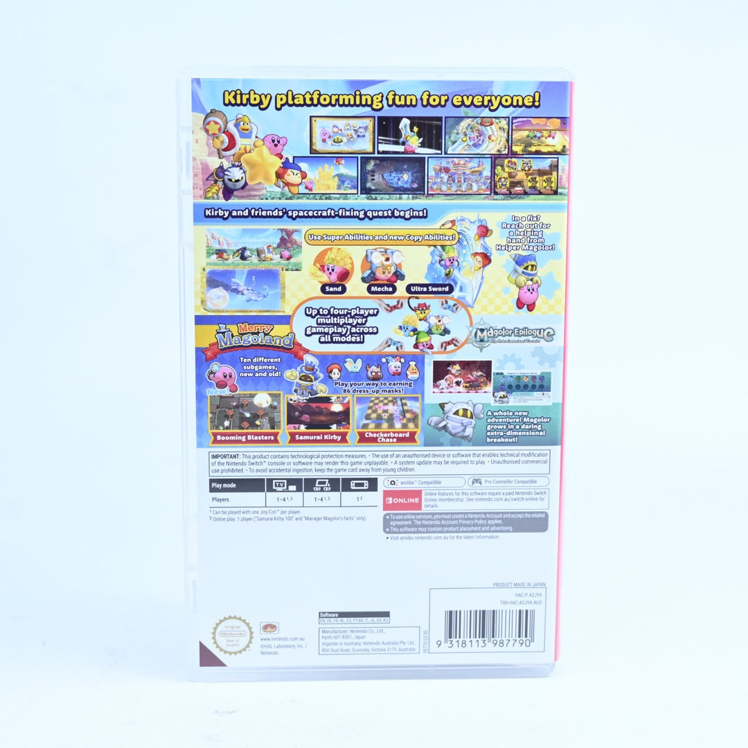 Kirby Return to Dream Land Deluxe - Nintendo Switch Game - FREE POST!