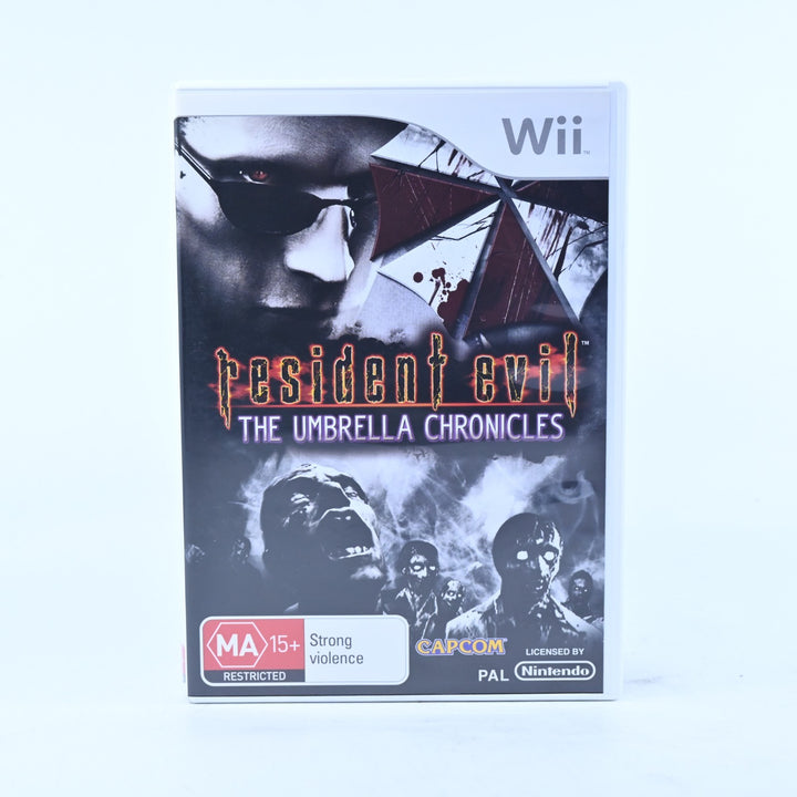 Resident Evil: The Umbrella Chronicles - Nintendo Wii Game + Manual - PAL
