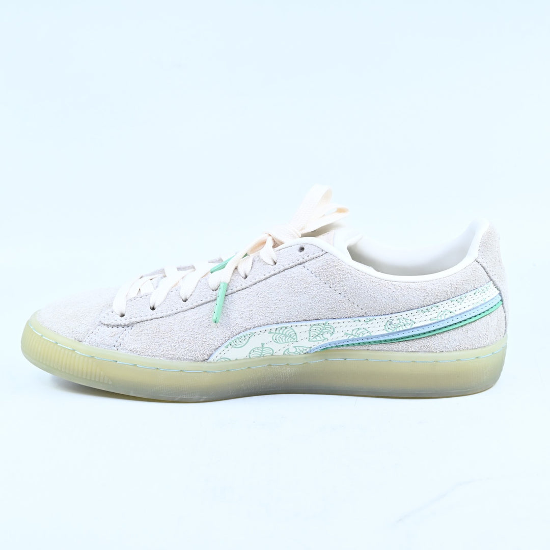 UNUSED! Animal Crossing: New Horizons - Puma Suede Whisper White Mens US7.5 Shoe
