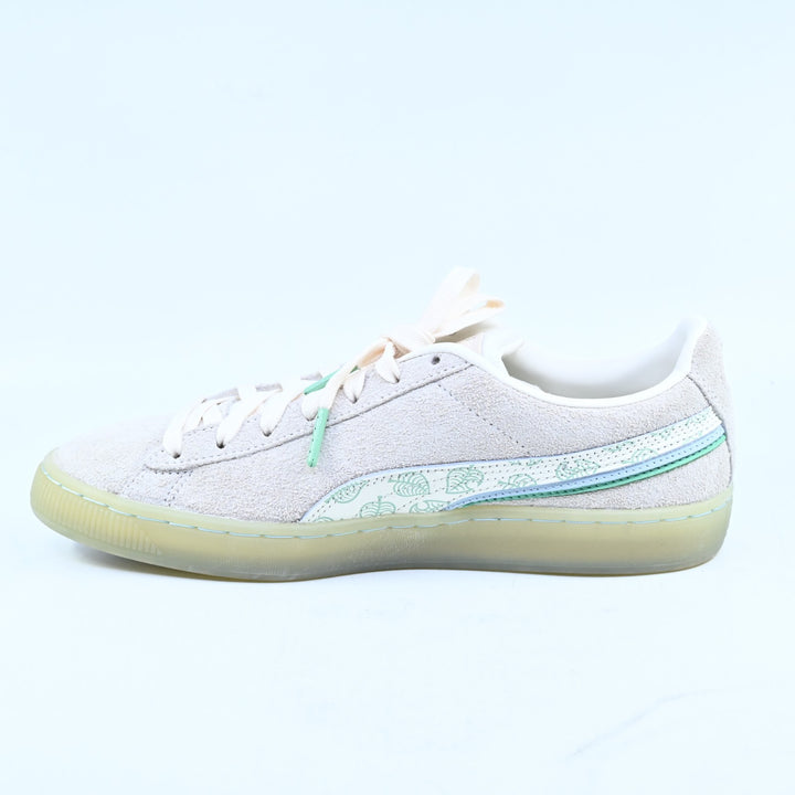 UNUSED! Animal Crossing: New Horizons - Puma Suede Whisper White Mens US7.5 Shoe