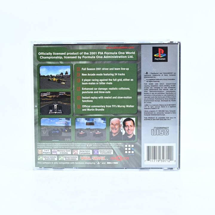 Formula One 2001 - Sony Playstation 1 / PS1 Game + Manual - PAL