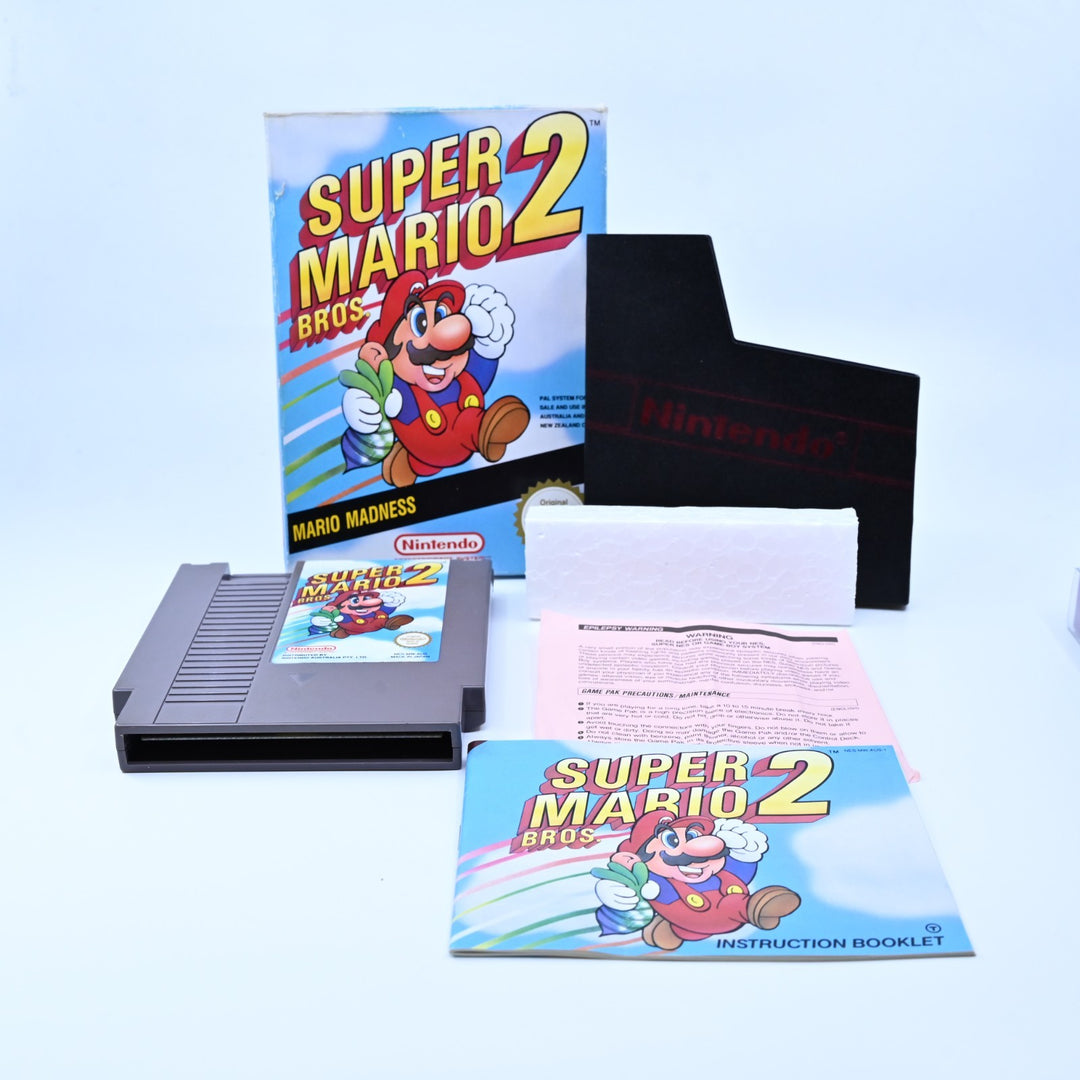 Super Mario Bros. 2 - Nintendo Entertainment System / NES Boxed Game - PAL