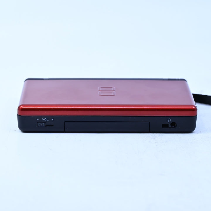 Black &amp; Crimson Red - Nintendo DS Lite Console - USG-001 - FREE POST!
