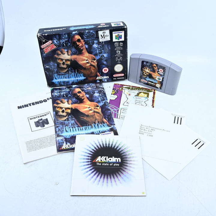Shadow Man - N64 / Nintendo 64 Boxed Game - PAL - FREE POST!