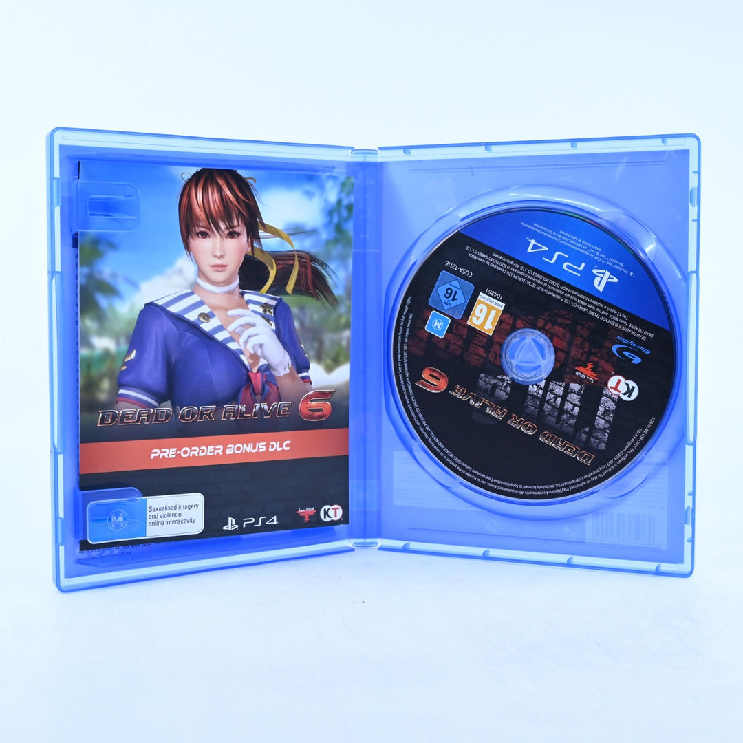Dead or Alive 6 - Sony Playstation 4 / PS4 Game + Bonus DLC - MINT DISC!