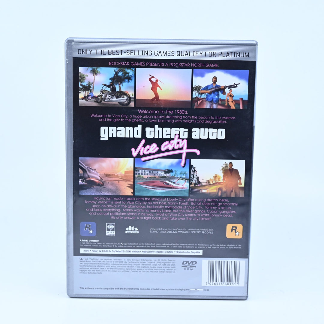 Grand Theft Auto: Vice City - Sony Playstation 2/ PS2 Game + Manual - No Map PAL