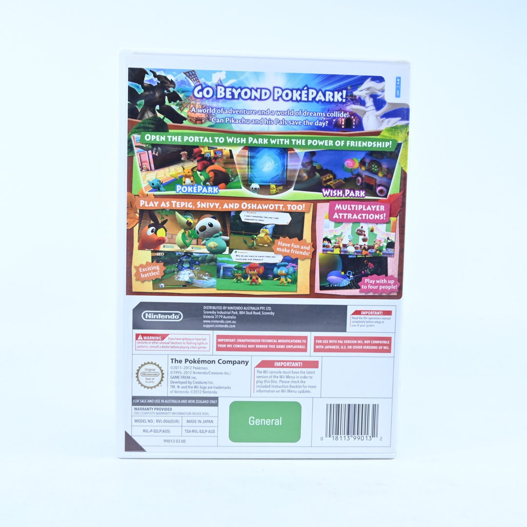 PokePark 2: Wonders Beyond - Nintendo Wii Game + Manual - PAL - MINT DISC!