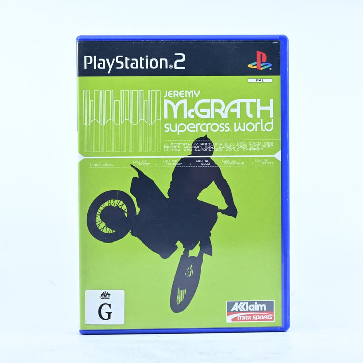 Jeremy McGrath Supercross World - PS2 Game - PAL - MINT DISC!
