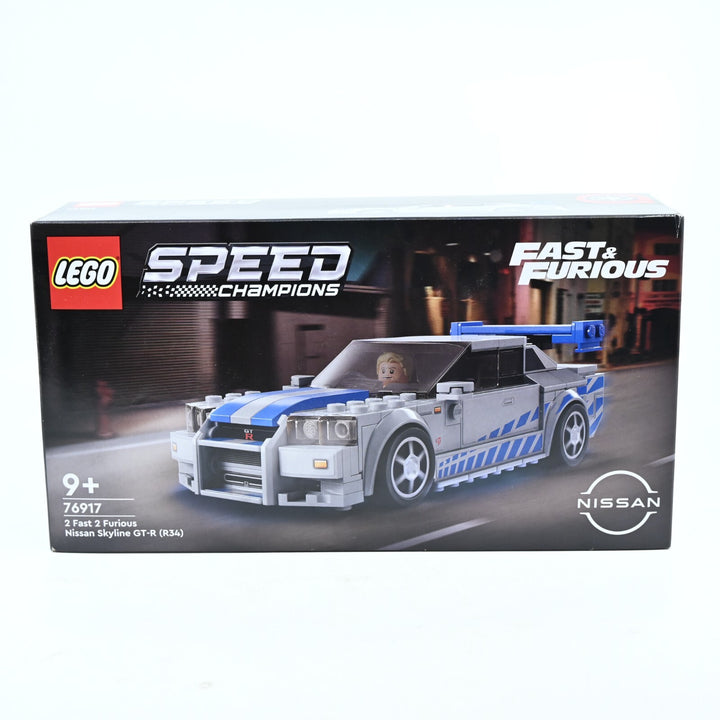SEALED LEGO 76917 2 Fast 2 Furious Nissan Skyline GT-R (R34) Speed Champions Toy