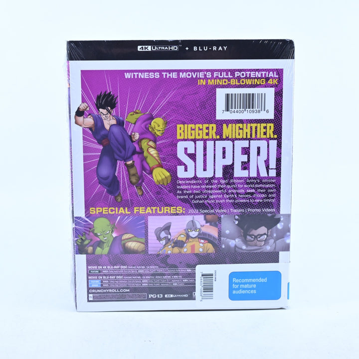 SEALED! Dragon Ball Super: Super Hero - Lenticular Cover - 4K UHD Anime Blu-ray