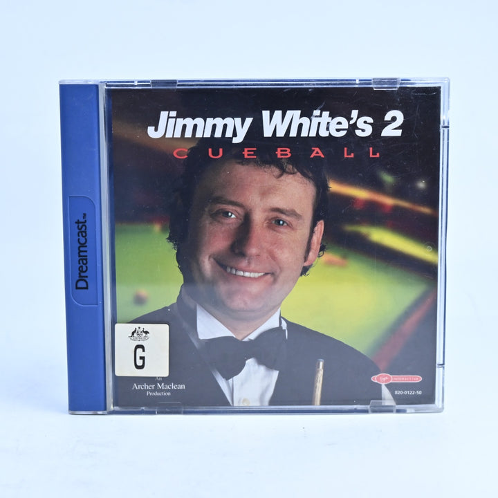 Jimmy White's 2 Cueball - Sega Dreamcast Game + Manual - PAL - MINT DISC!