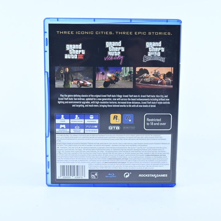 Grand Theft Auto: The Trilogy - The Definitive Edition - Sony Playstation 4