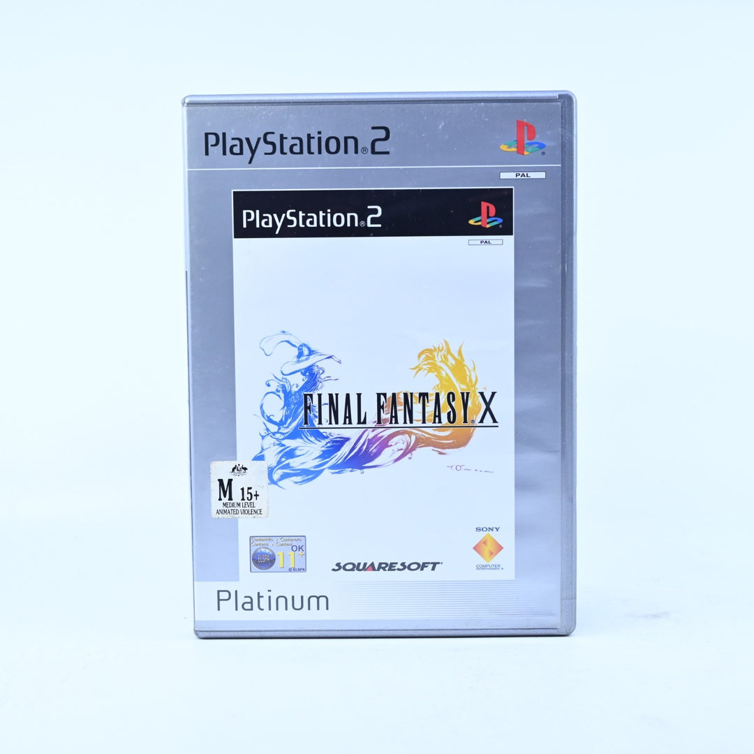 Final Fantasy X - Sony Playstation 2 / PS2 Game + Manual - PAL - MINT DISC!