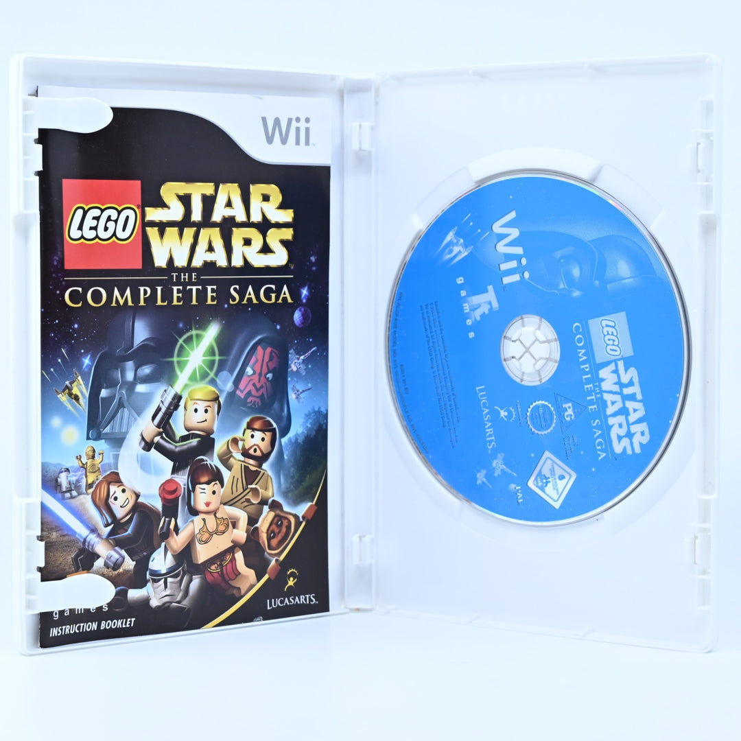 LEGO Star Wars: The Complete Saga - Nintendo Wii Game + Manual - MINT DISC