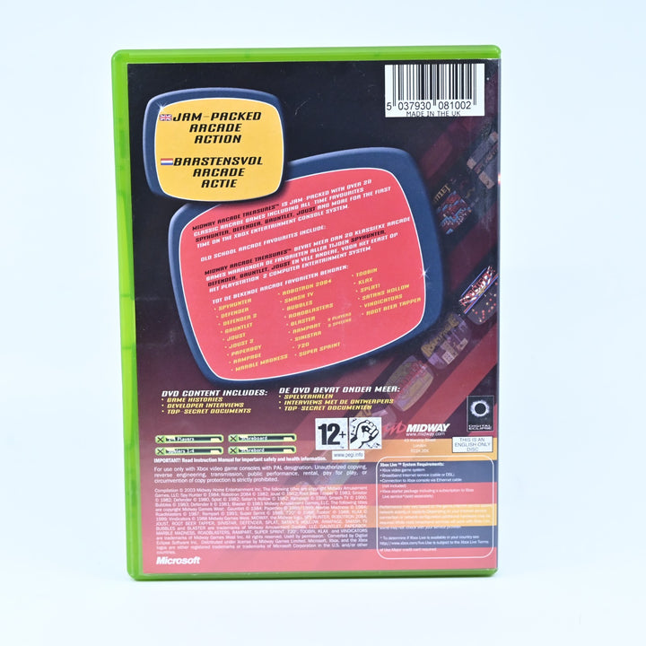 Midway Arcade Treasures - Original Xbox Game + Manual - PAL - MINT DISC!