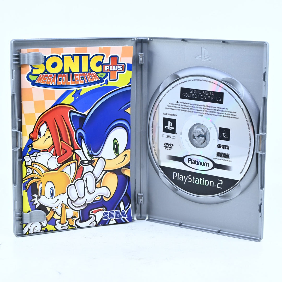 Sonic Mega Collection Plus - Sony Playstation 2 / PS2 Game + Manual - PAL